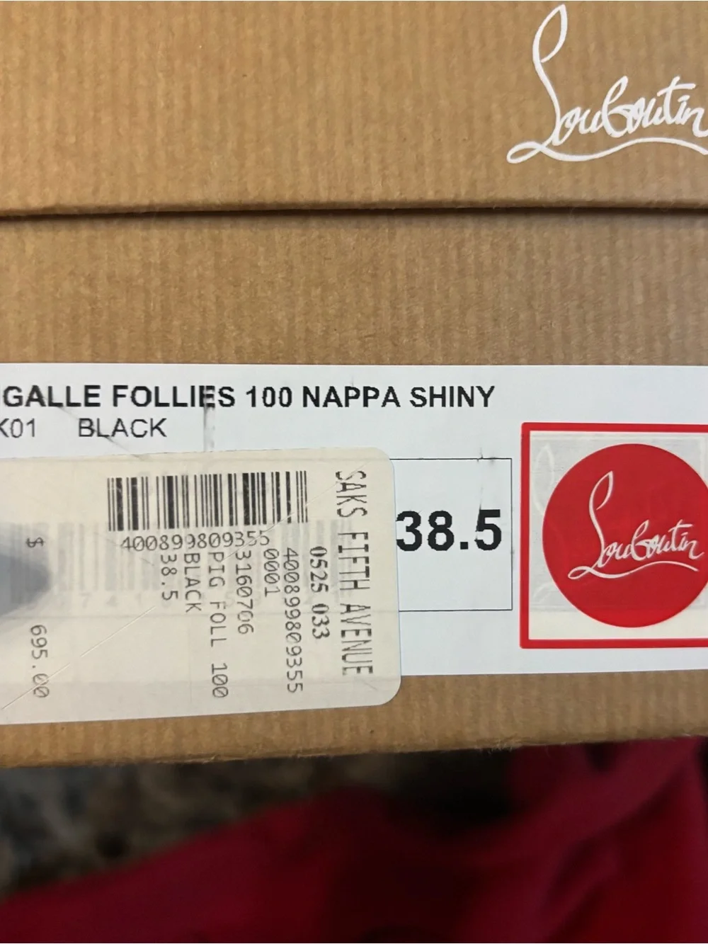 Christian Louboutin pigalle 100 nappa pump